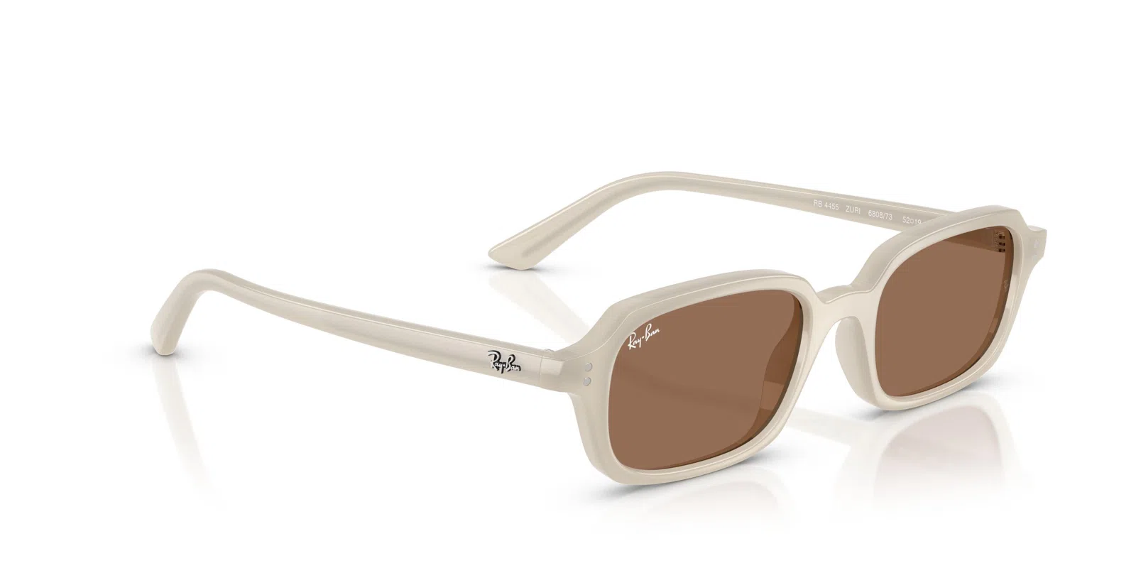 Ray-Ban Zuri 4455 Sunglasses - Cloudy Warm White - view 5